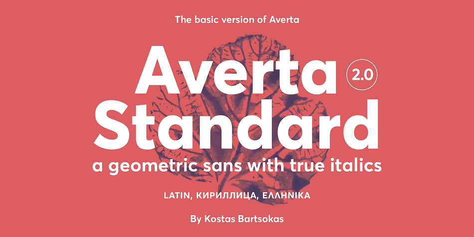 Averta Standard is the basic version of Averta.