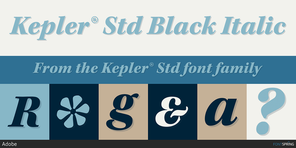 Kepler® Std Essentials Super Pack Font