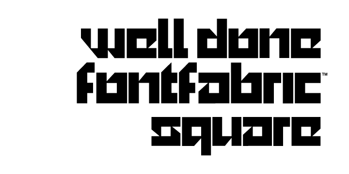 Kvant font family sample image.