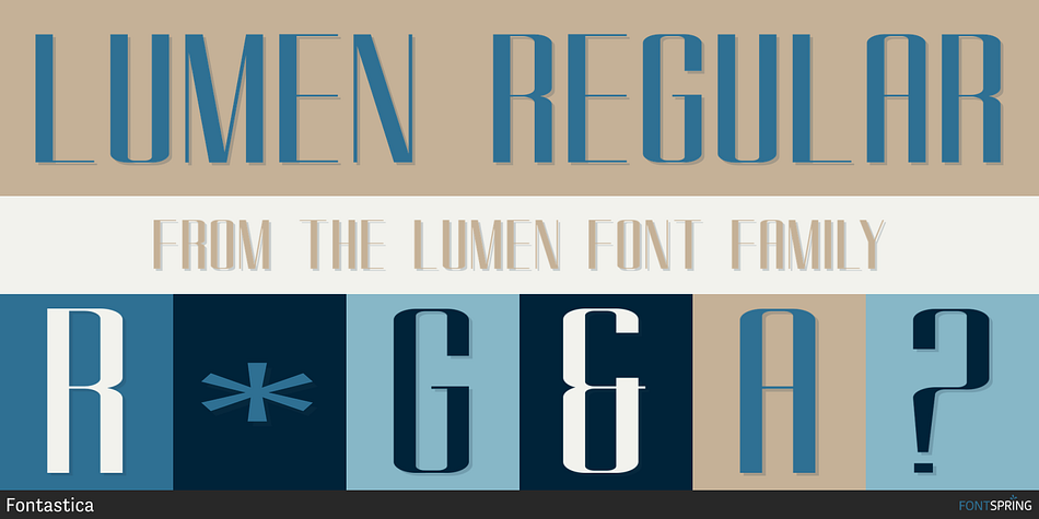 LUMEN Regular Font