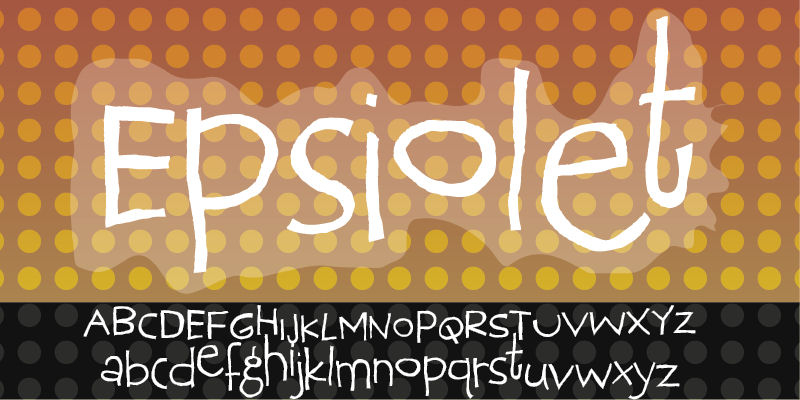Displaying the beauty and characteristics of the Epsiolet font family.