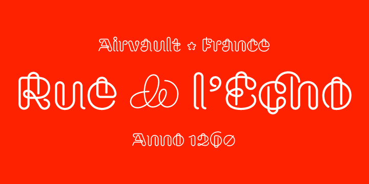 Instead, Clip mimics the construction, proportions and contrast of classic bold text typefaces and has one unique characteristic — each of its characters is drawn with only one single line.