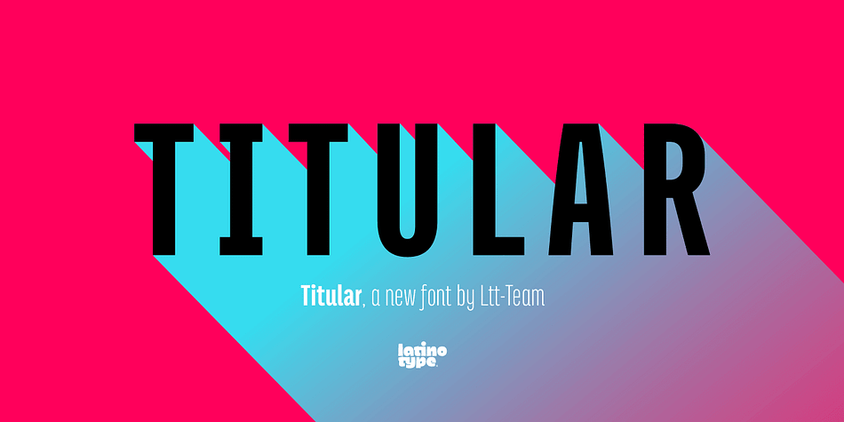 Displaying the beauty and characteristics of the Titular font family.