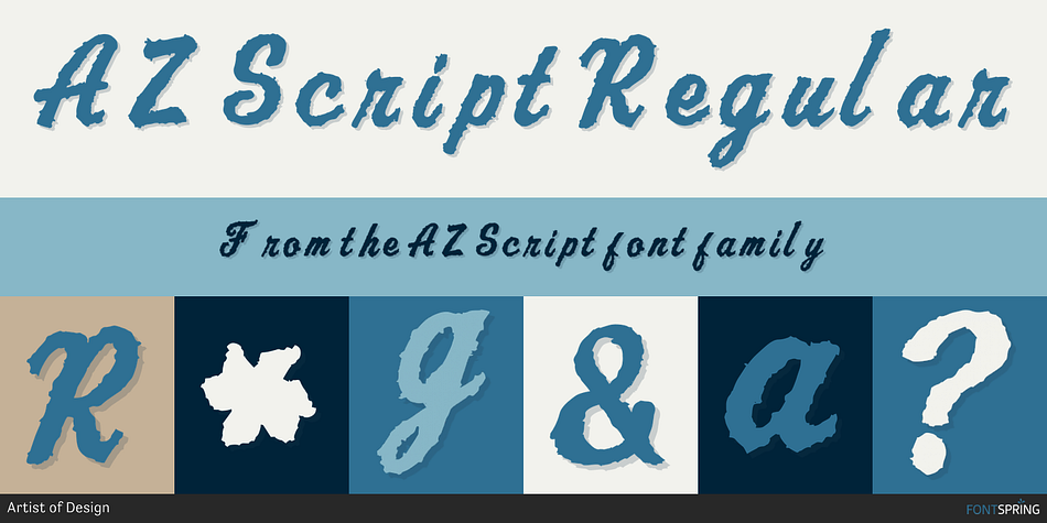 AZ Script Regular Font