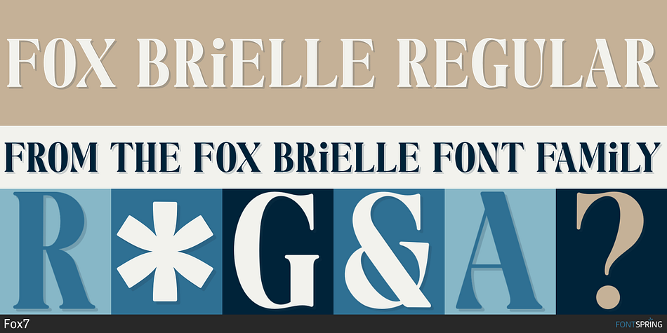 Fox Brielle Regular Font