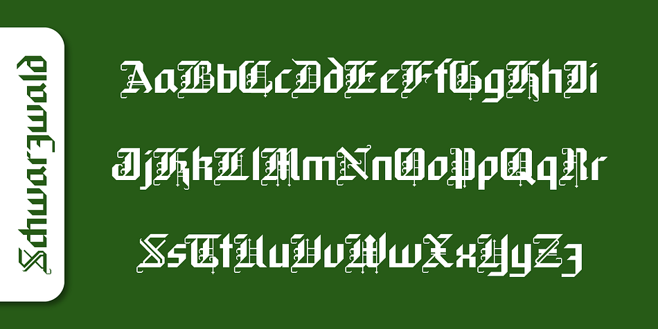 Starting in the 16th century and lasting well into the 20th century, most works in Germany were printed using blackletter types.