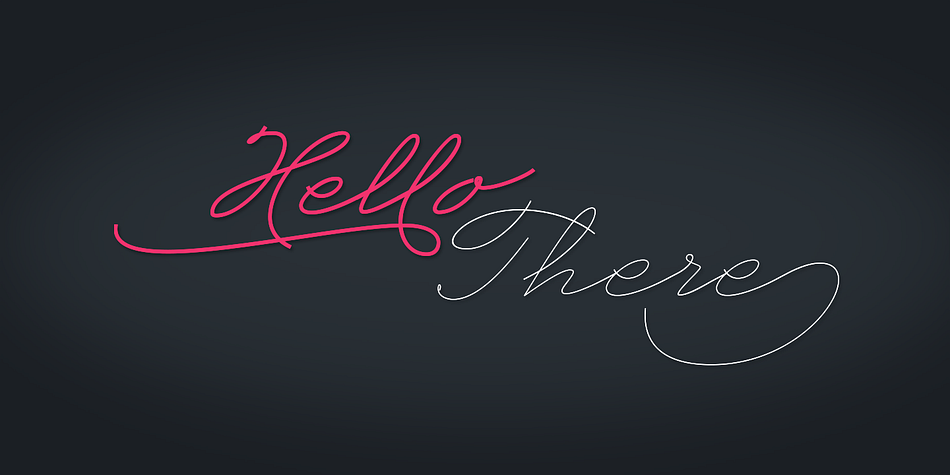 To take advantage of all the OpenType features included in the font, please use within programs that support such advanced typography.