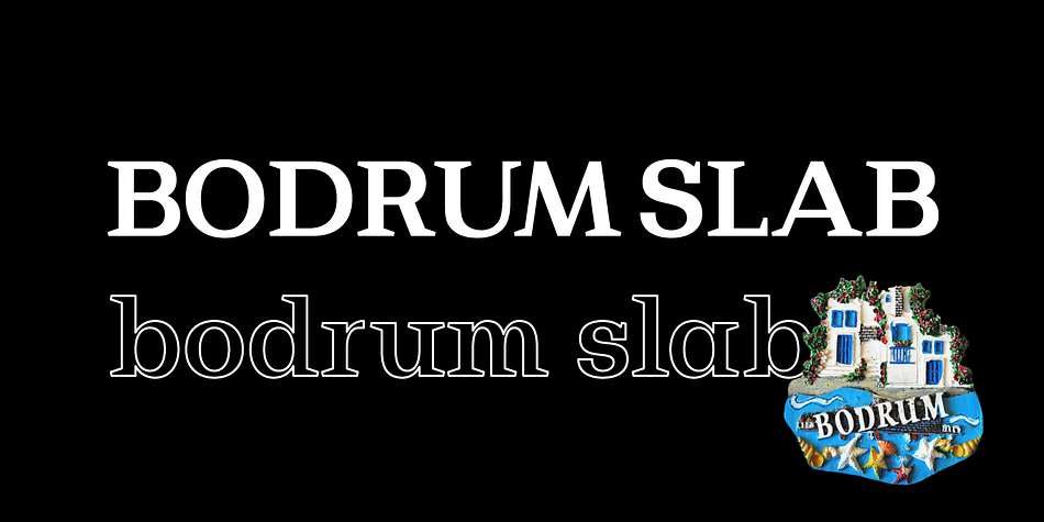 Bodrum Slab Font