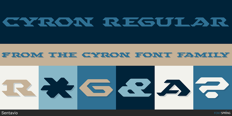 CYRON Regular Font