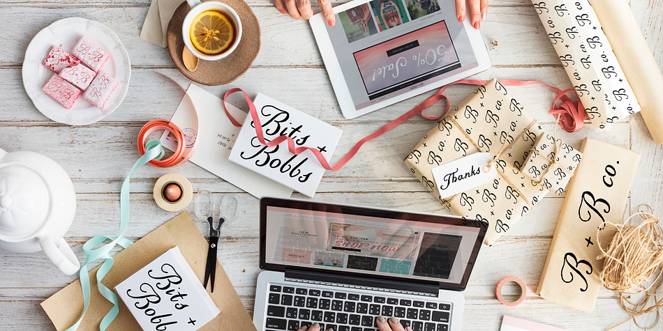 Displaying the beauty and characteristics of the Liesel font family.