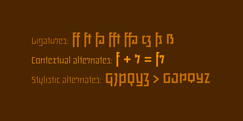 It comes fully equipped with pan-European language support, ligatures, and stylistic alternates.