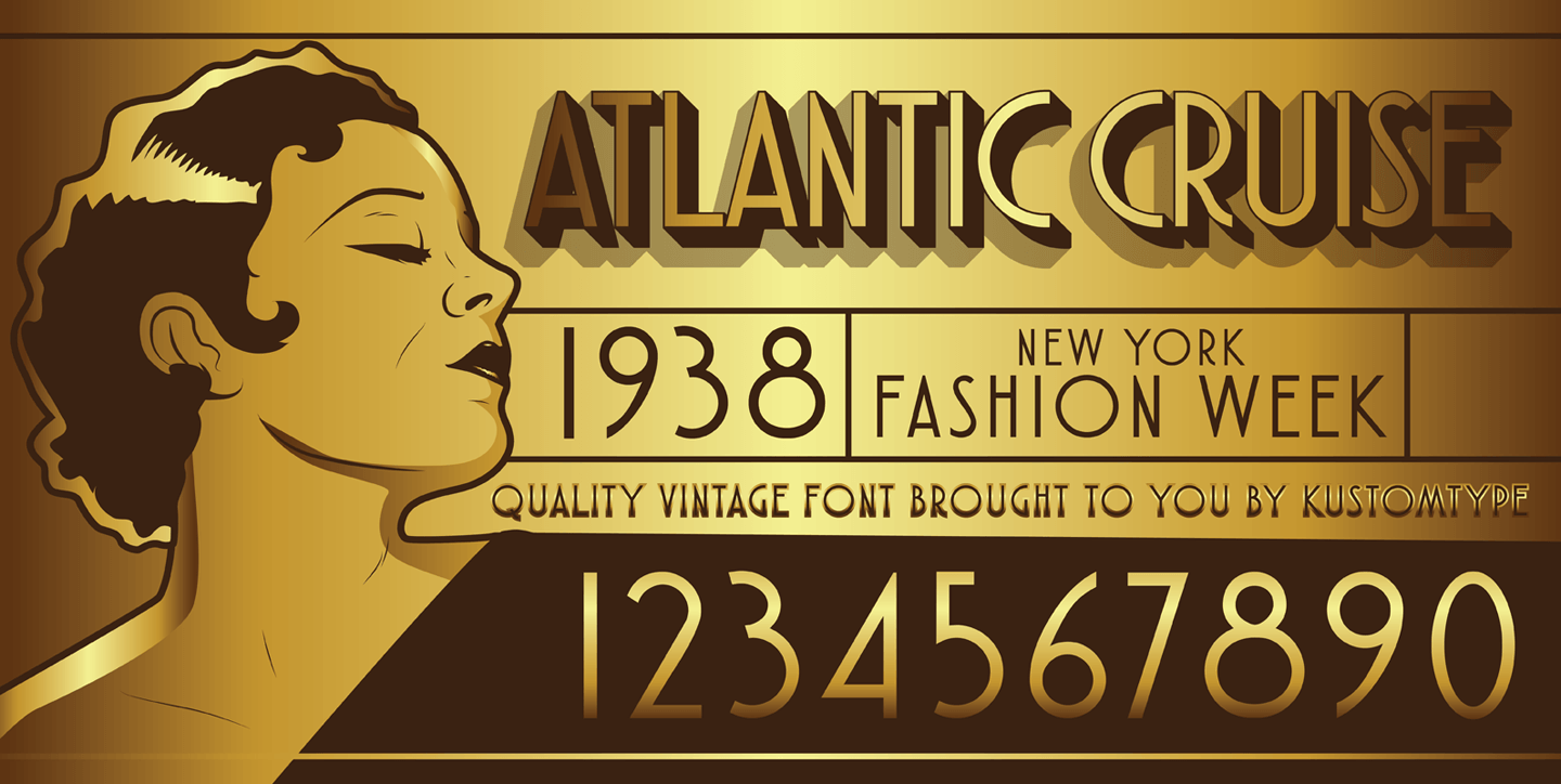 Atlantic Cruise Font