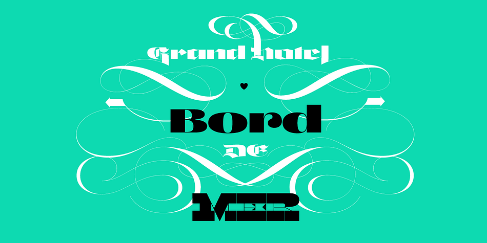 Mandinor FY OpenType features include 1 additional stylistic sets, Stylistic Alternates and Standard Ligatures, has extensive Latin language support and features an extra dingbat font.