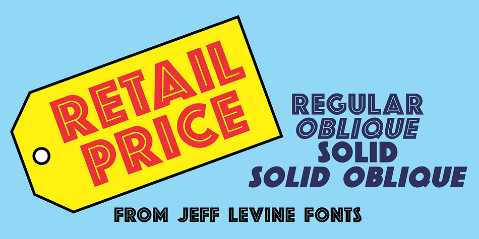 Retail Price JNL Font