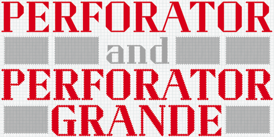 Perforator Font