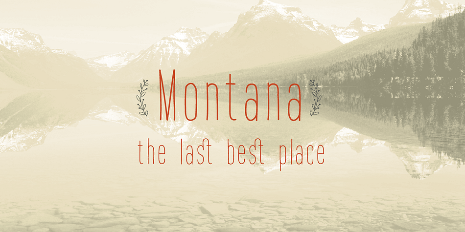 Montana in a new handwritten font with four weight  and 2 kinds of icons set.