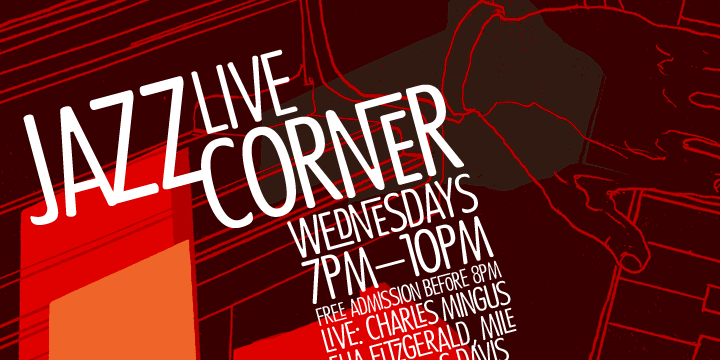 Emphasizing the popular Bouncer font family.