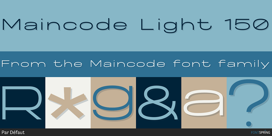 Maincode Light 150 Font