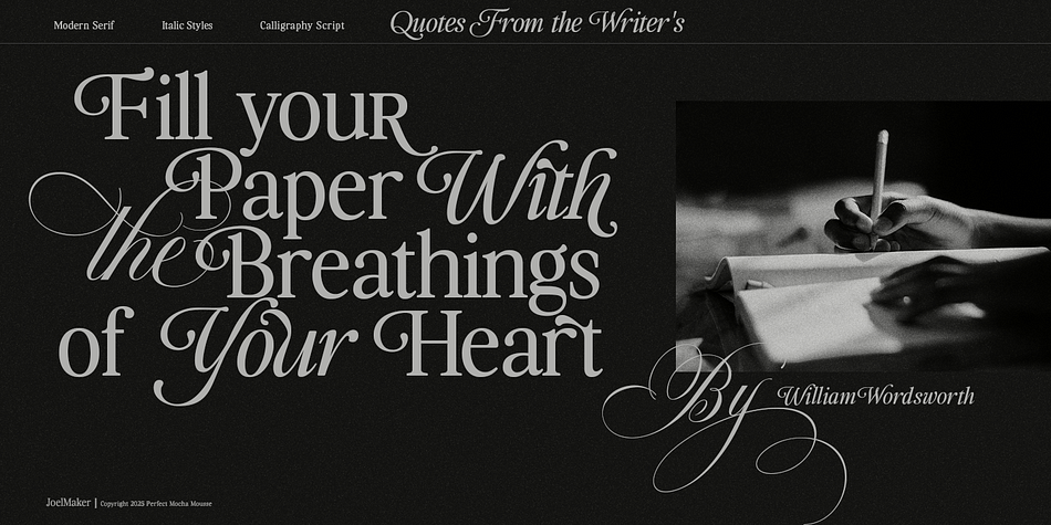 Perfect Mocha Mousse Font