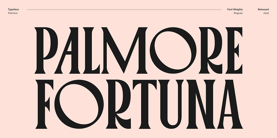 Palmore Font