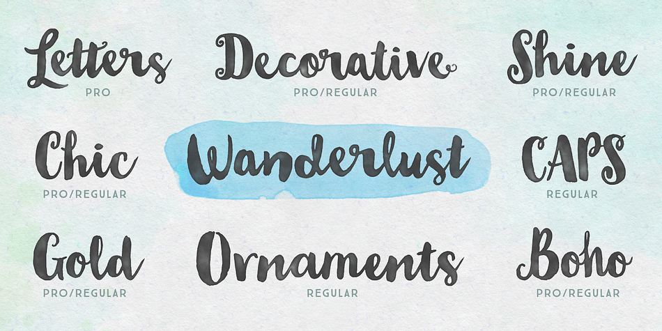 Wanderlust Letters Pro is an extended version of the immensely popular Wanderlust Letters.