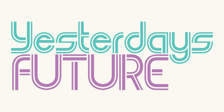 Highlighting the Futuretro font family.