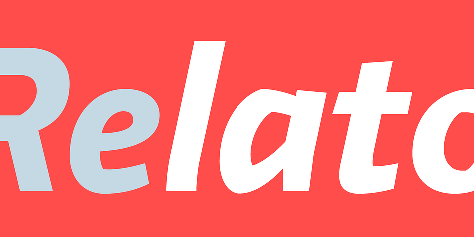 Relato Sans is a a twelve font family.