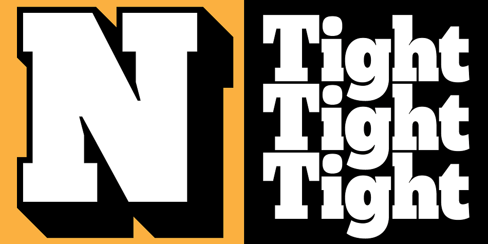 Because it’s a single weight typeface, no compromises were necessary to get it interpolatable with other weights, so it is as bold and tight as I intended.