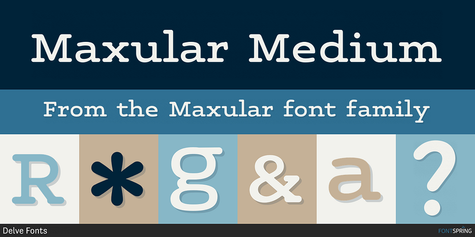 Maxular Medium Font