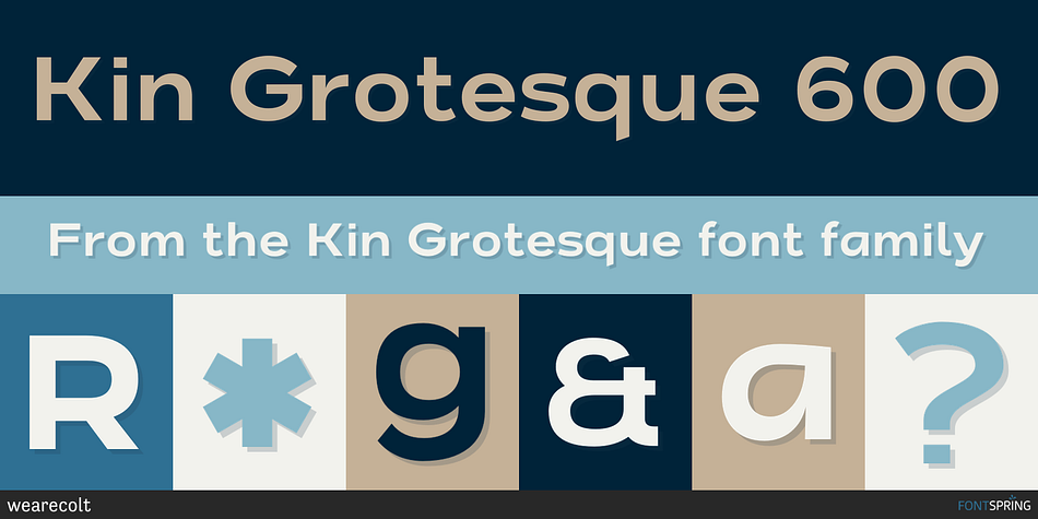 Kin Grotesque 600 Font