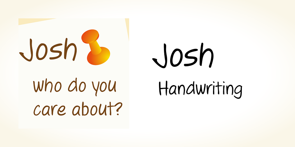 Digitized handwriting fonts are a perfect way to give documents the “very special touch”.