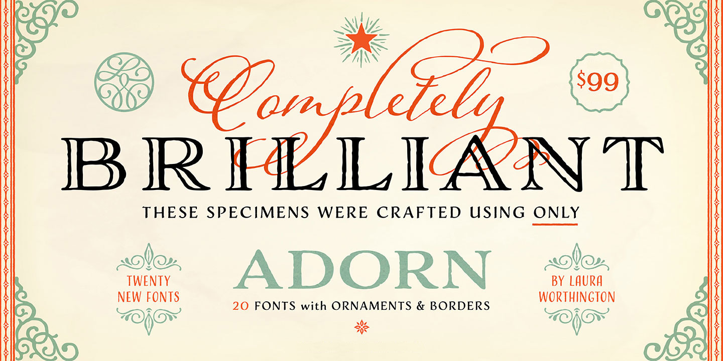 Adorn Collection Font