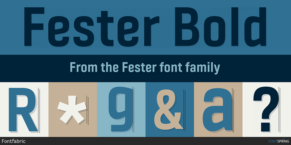 Fester Bold Font