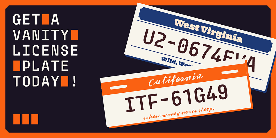 The numerals in Stylistic Set 2 are intended for general graphic design work; they feature increased stroke contrast, additional serifs, and related forms for the ‘6’ and ‘9’.