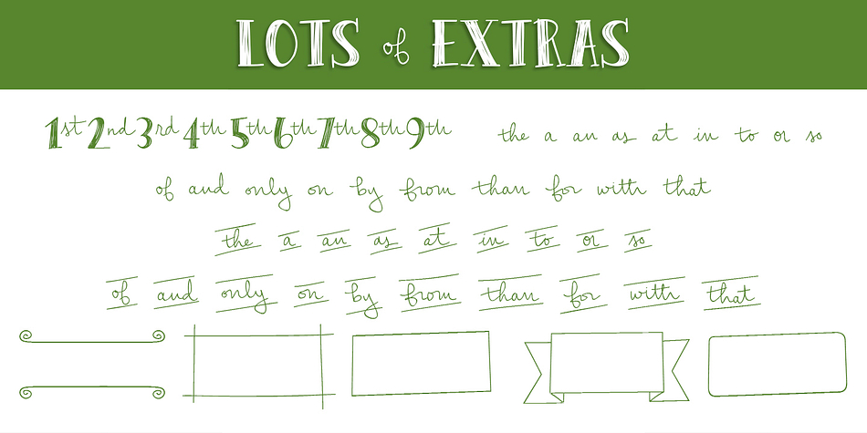 Alternate upper and lowercase letters for a custom hand-drawn look.