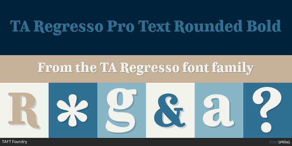 TA Regresso Pro Text Rounded Bold Font