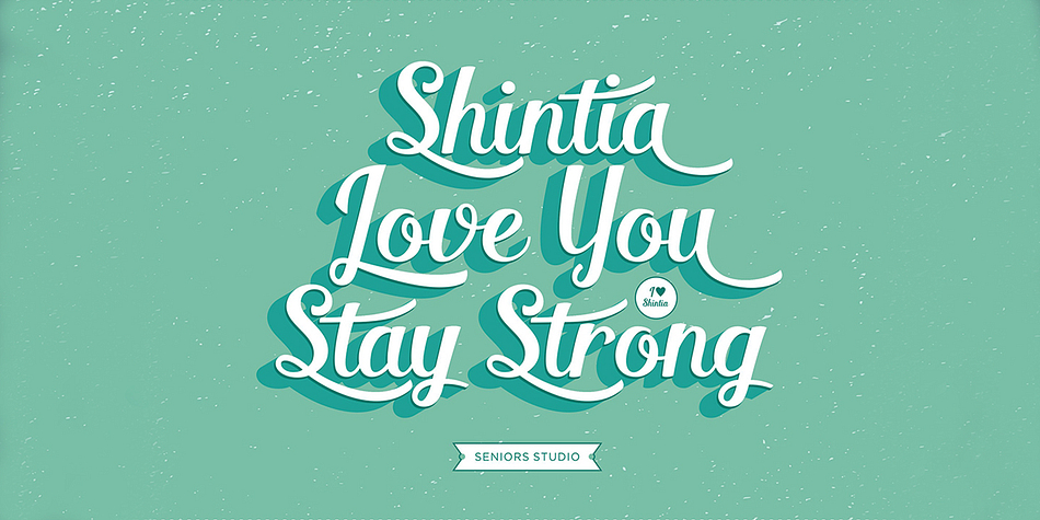 Displaying the beauty and characteristics of the Shintia Script font family.