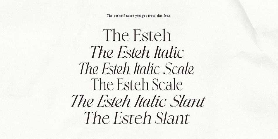 The Esteh Font