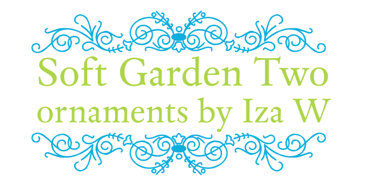 Highlighting the Soft Garden font family.