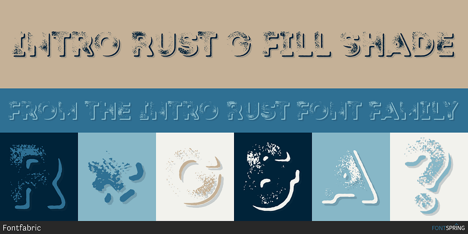 Intro Rust Grunge Font