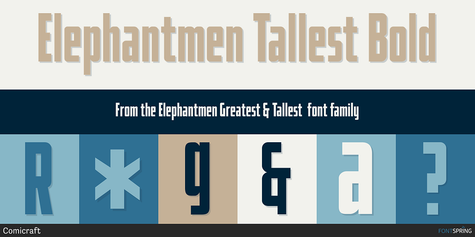 Elephantmen Tallest Bold Font