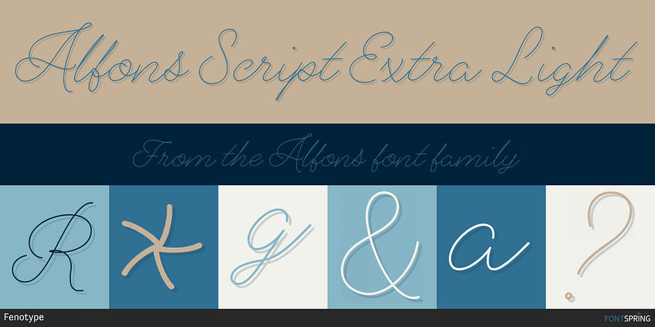 Alfons Script Font