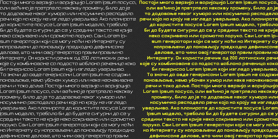 Cogtan is designed by Leandro Ribeiro Machado, includes OpenType Standard Ligatures, has extensive Latin language support and supports the languages Cyrillic, Greek and  more (138).