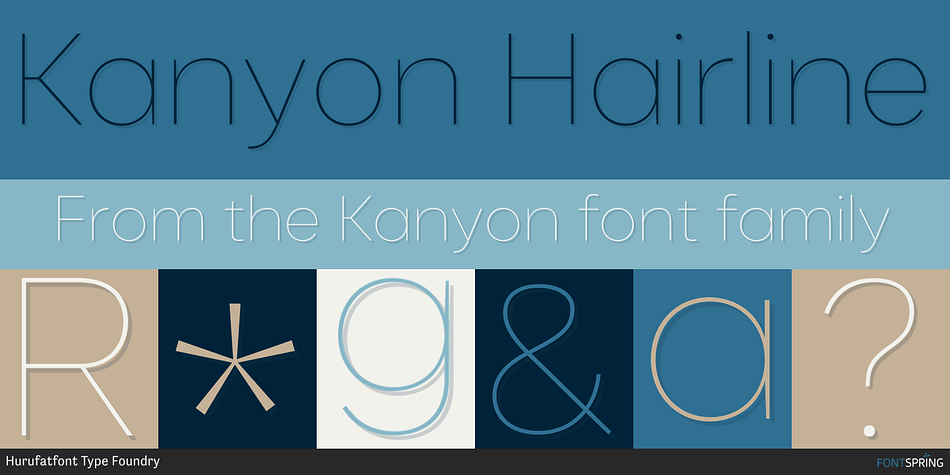 Kanyon Hairline Font