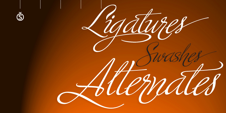 Ministry’s OpenType features include contextual and stylistic alternates, swash characters, and a galaxy of ligatures.