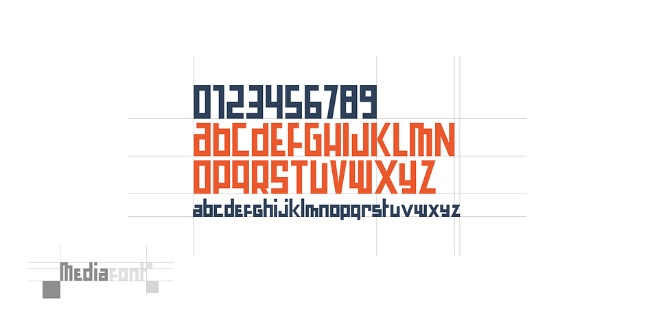 Mediafont font family example.