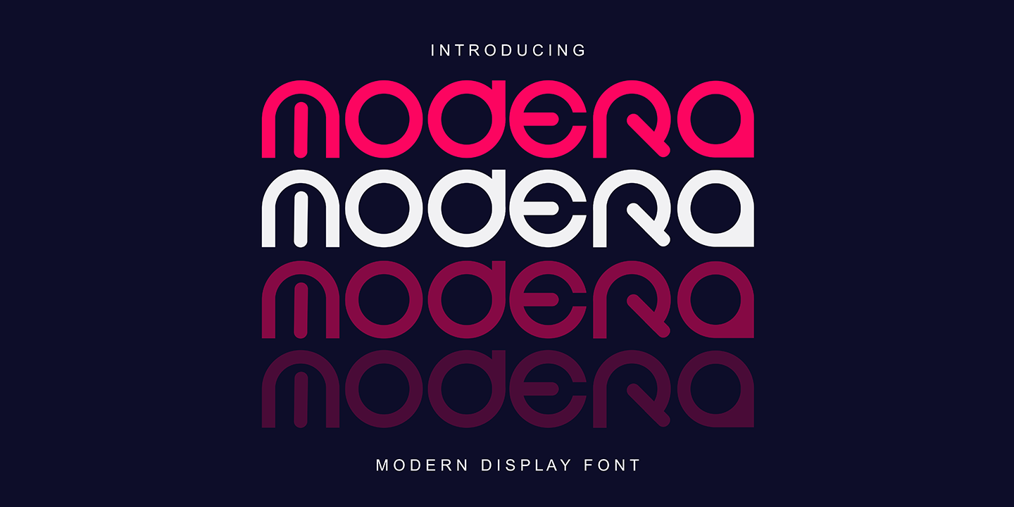 Modera Font