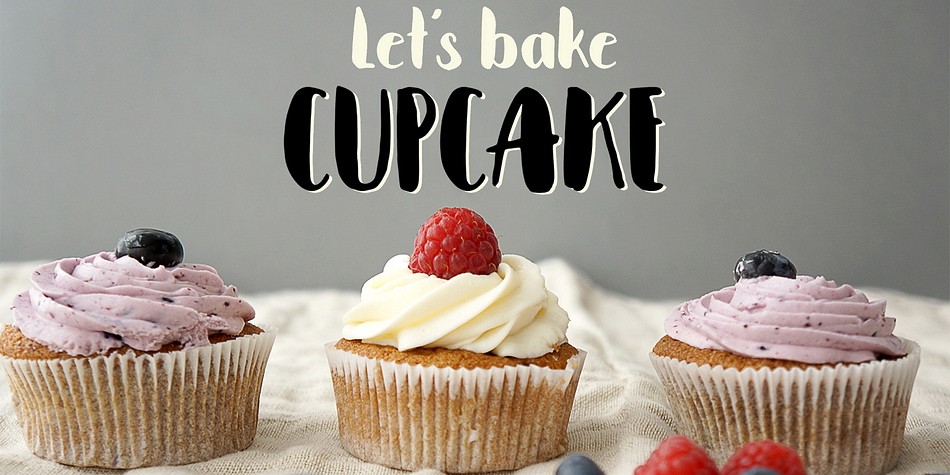 Cupcakia will give to your work an artistic handmade feel.