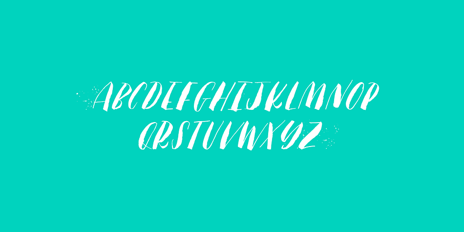 This font strives to bring a real hand-illustrated touch to designs as the variation in line weights, textures, and letter forms creates a one of a kind final piece.
