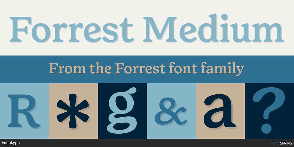 Forrest Medium Font